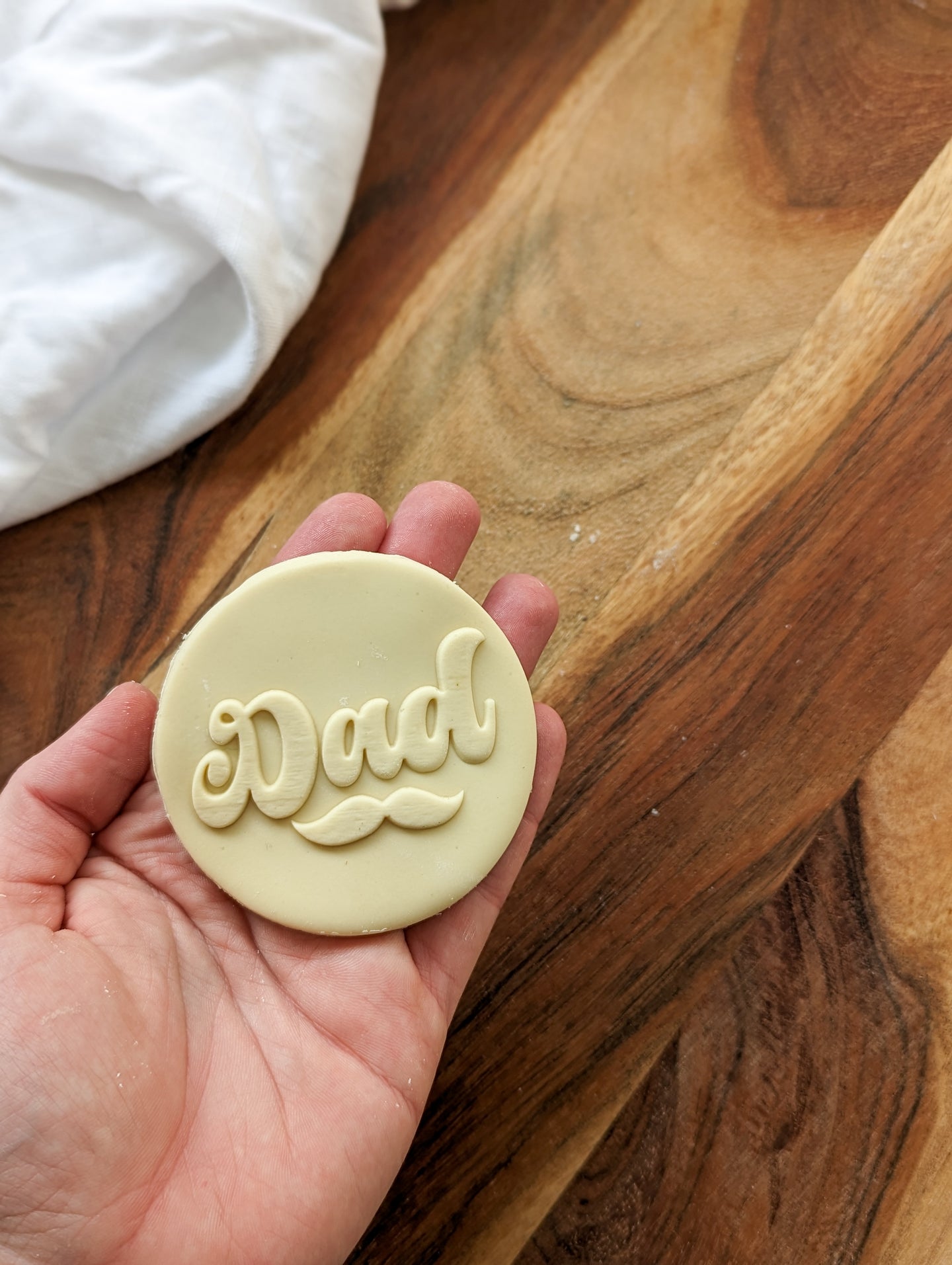 Dad Moustache Fondant Debosser