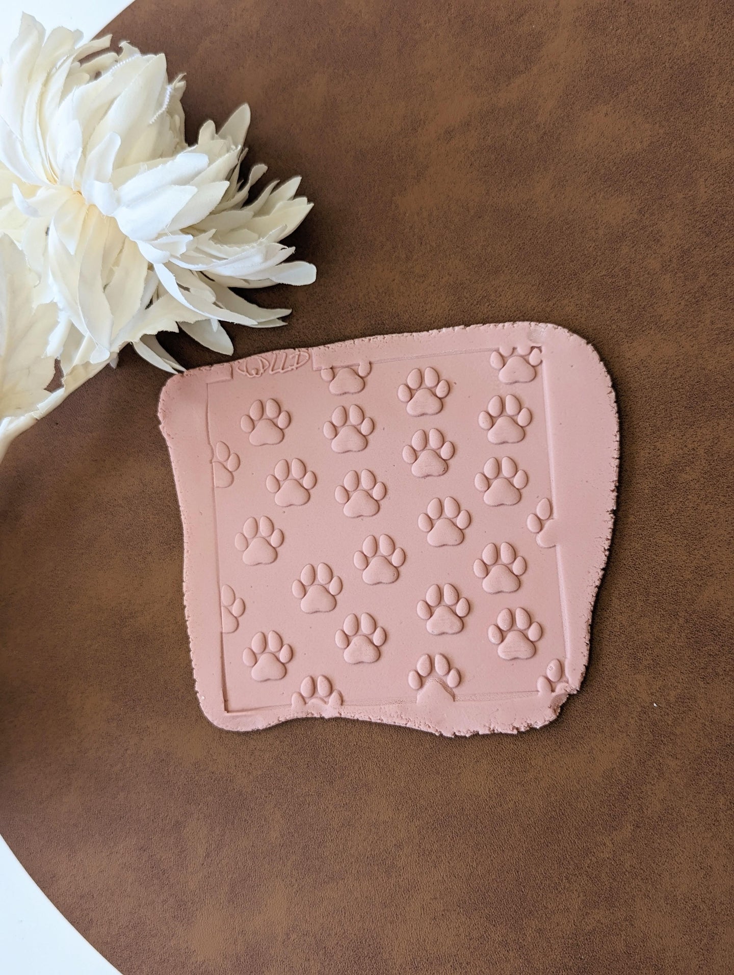 Paw Print Pattern Fondant debosser