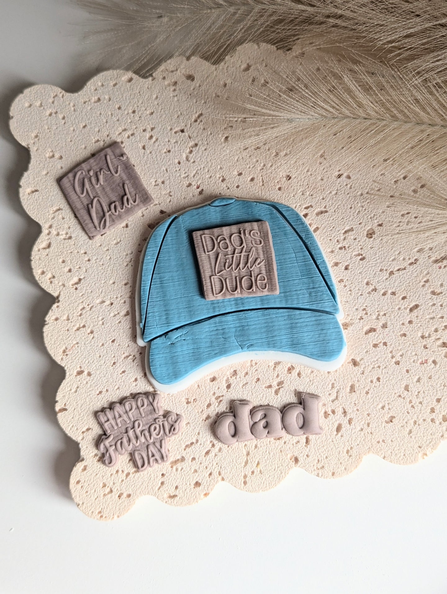 Dad's Little Dude Cap Debosser and Cutter - With Additional Father's Day Options