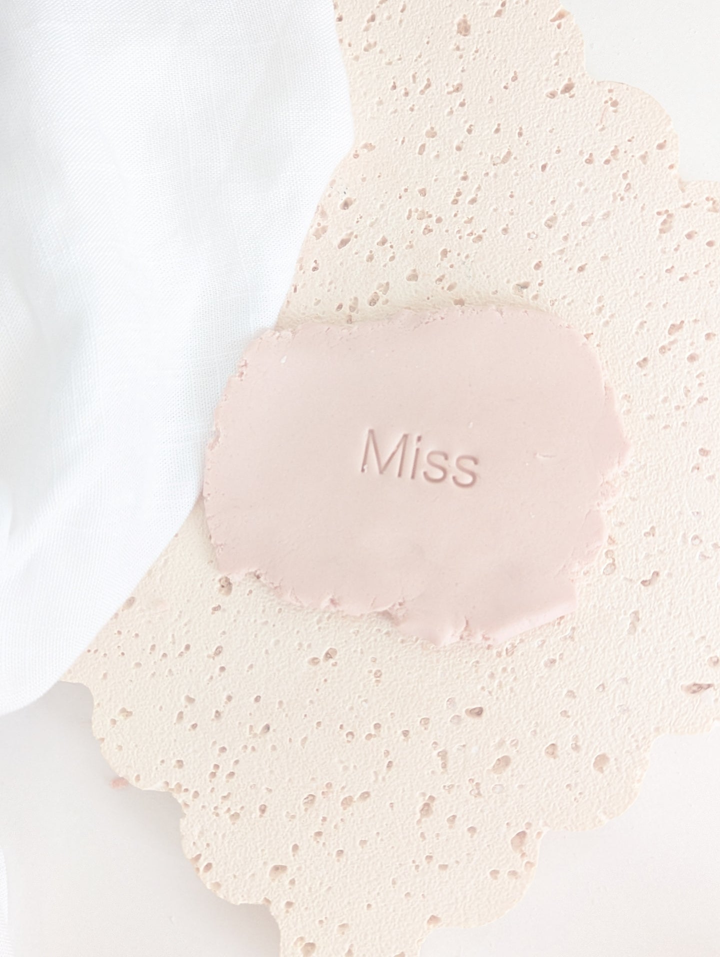 Miss Straight font Fondant Embosser (Copy)