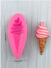 Cargar imagen en el visor de la galería, Ice cream Cone Silicone Mould
