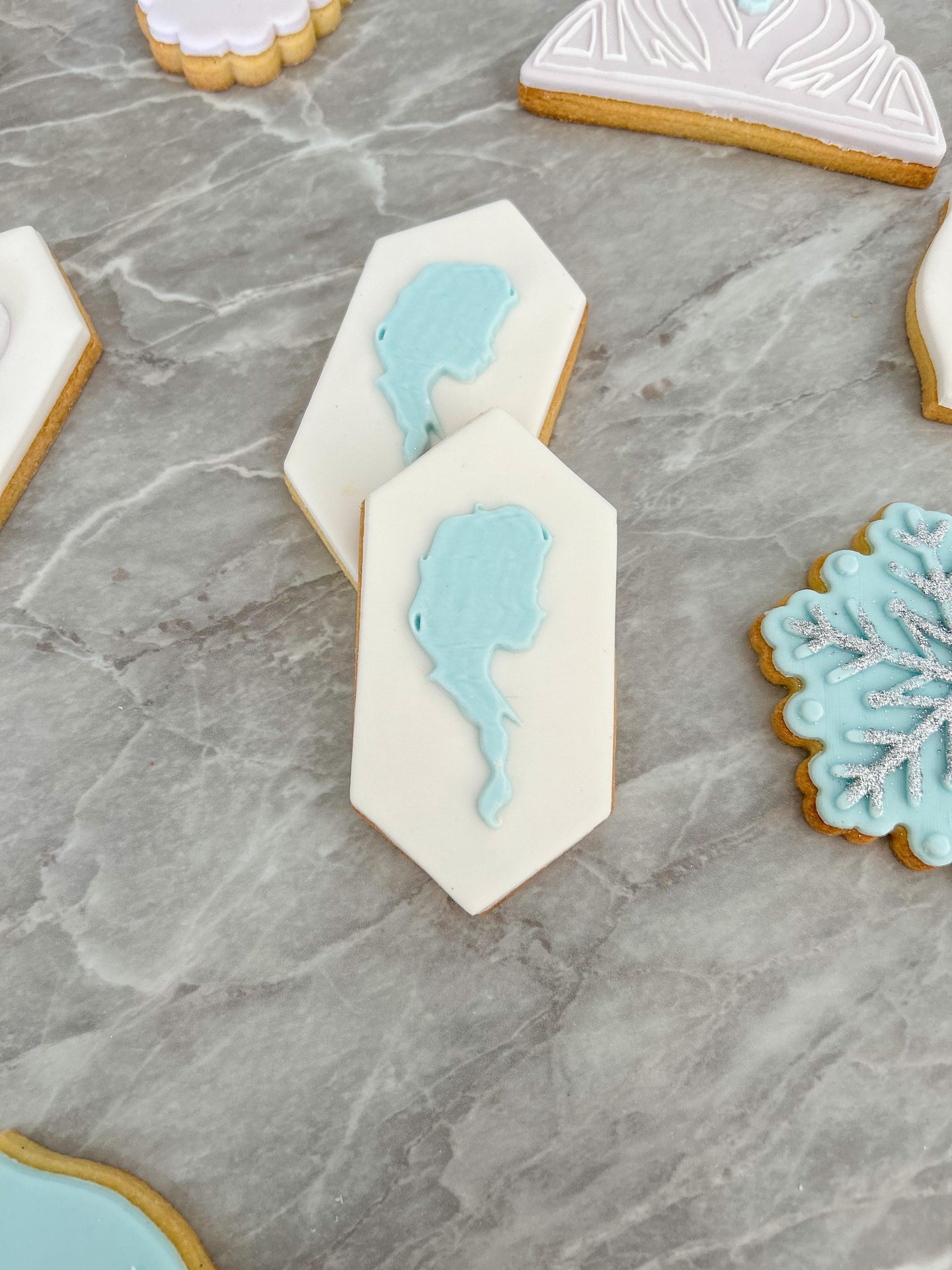 Elsa Frozen Silhouette Fondant Debosser