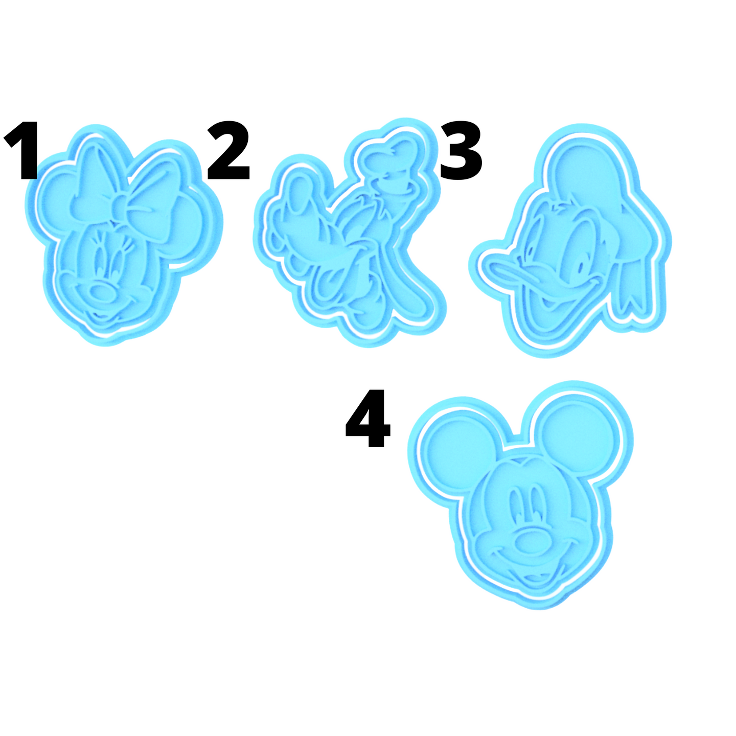 Mickey theme cookie cutters