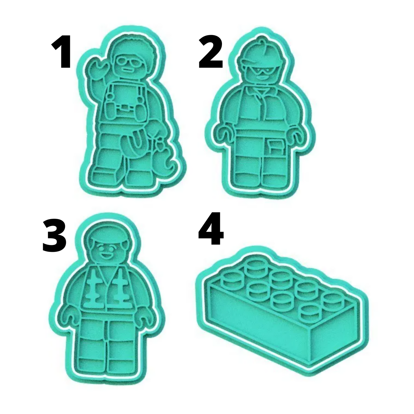 Lego cookie cutters