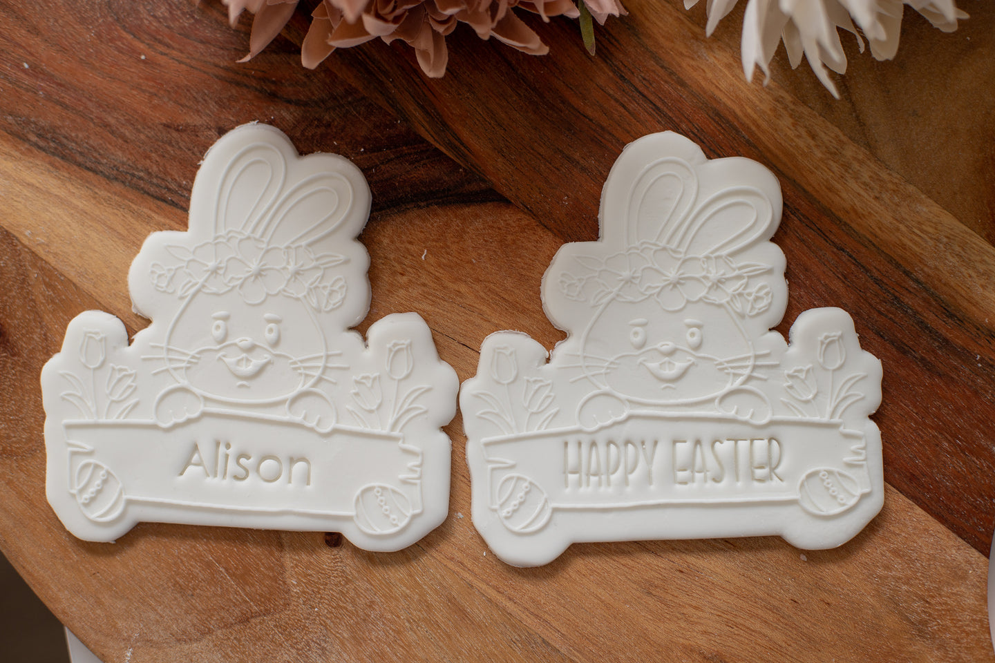 Happy Easter Bunny Personalise debosser and Cutter