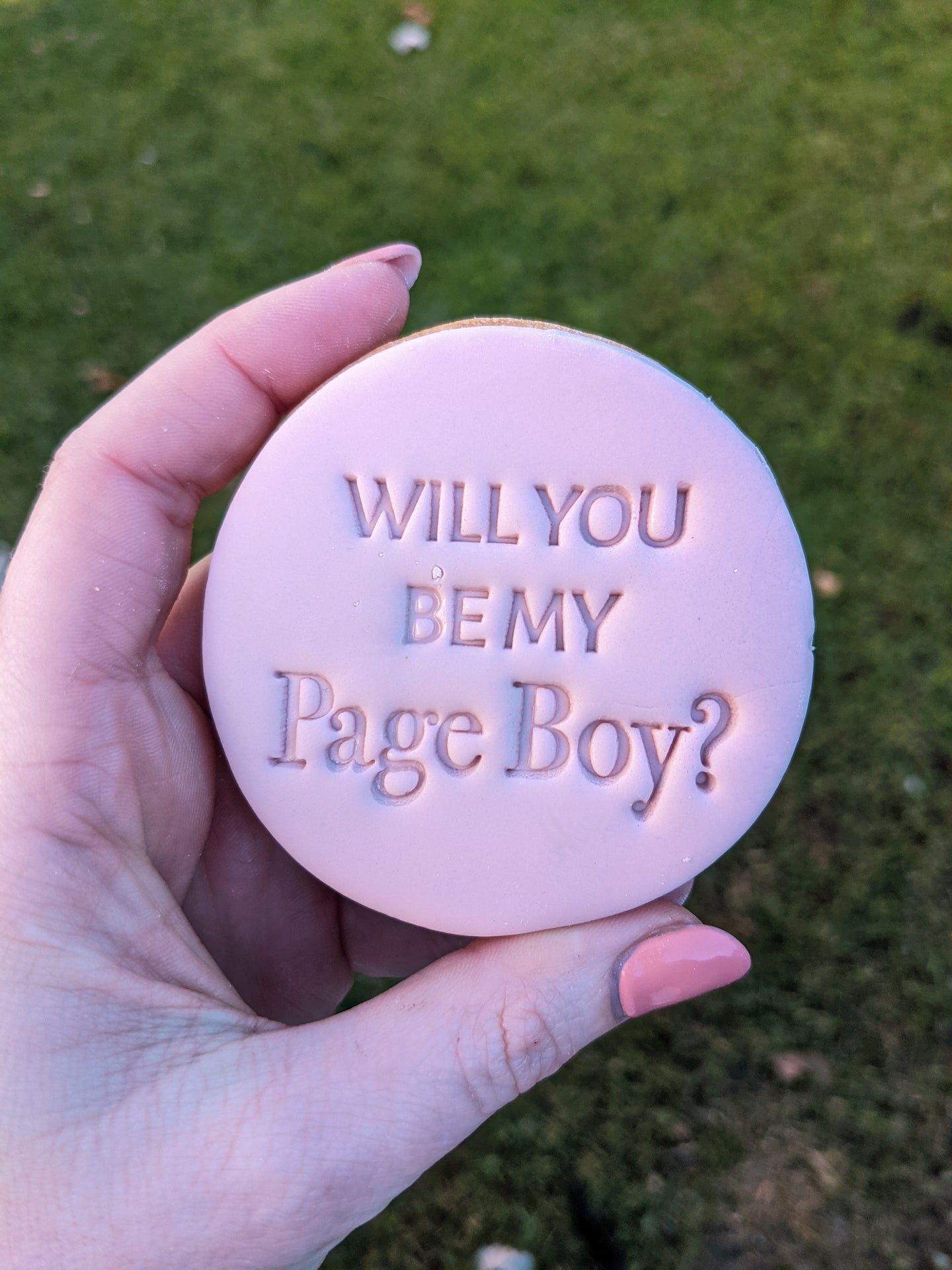 Will you be my Page Boy Embosser