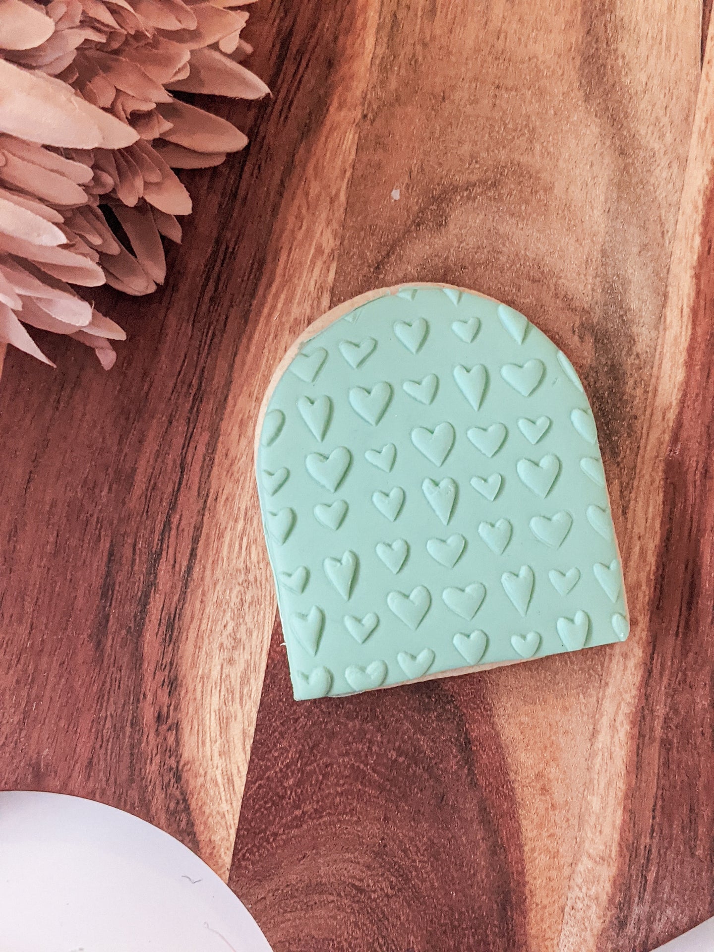 Hearts Pattern Fondant debosser