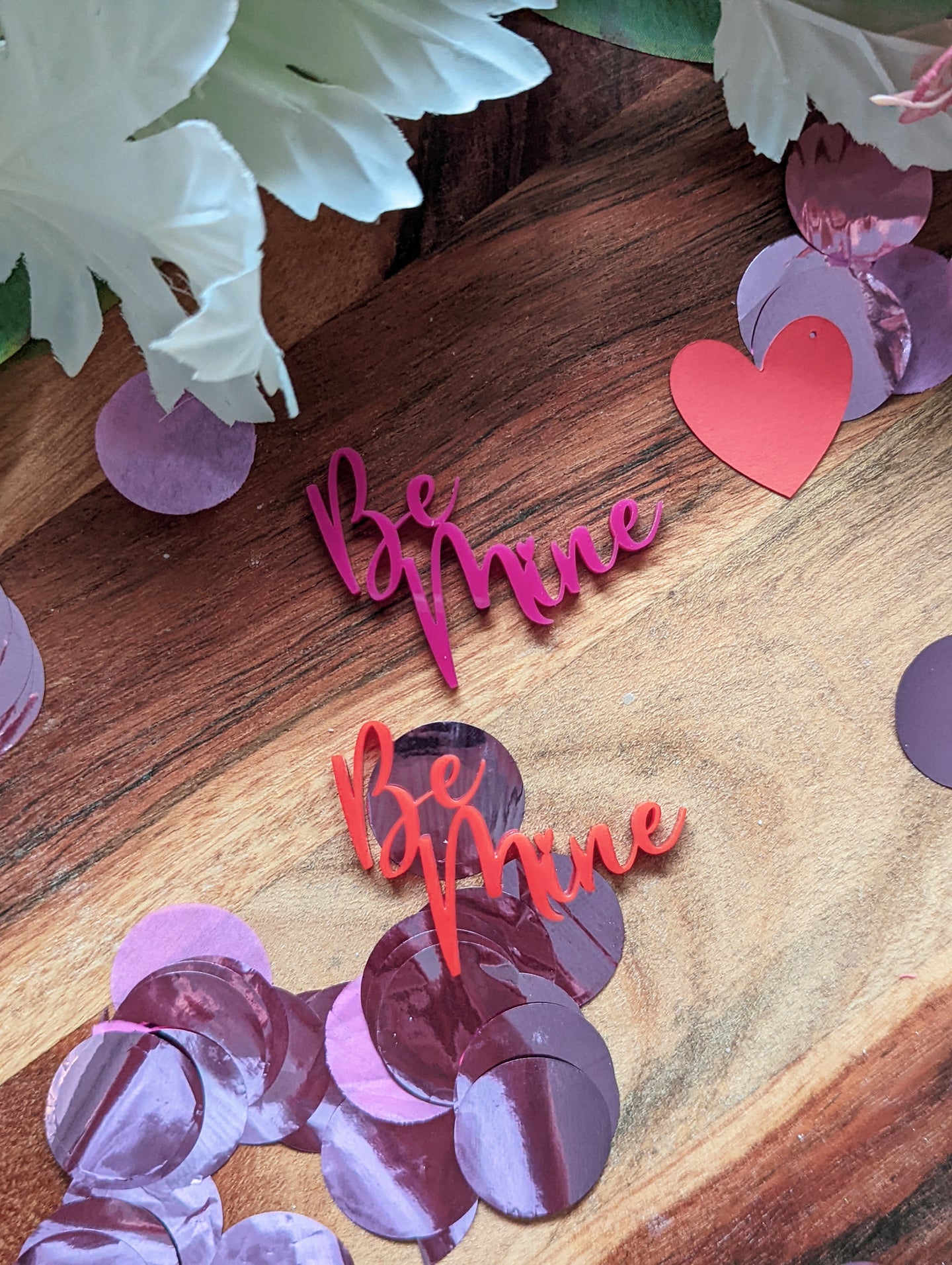 Be Mine cupcake toppers
