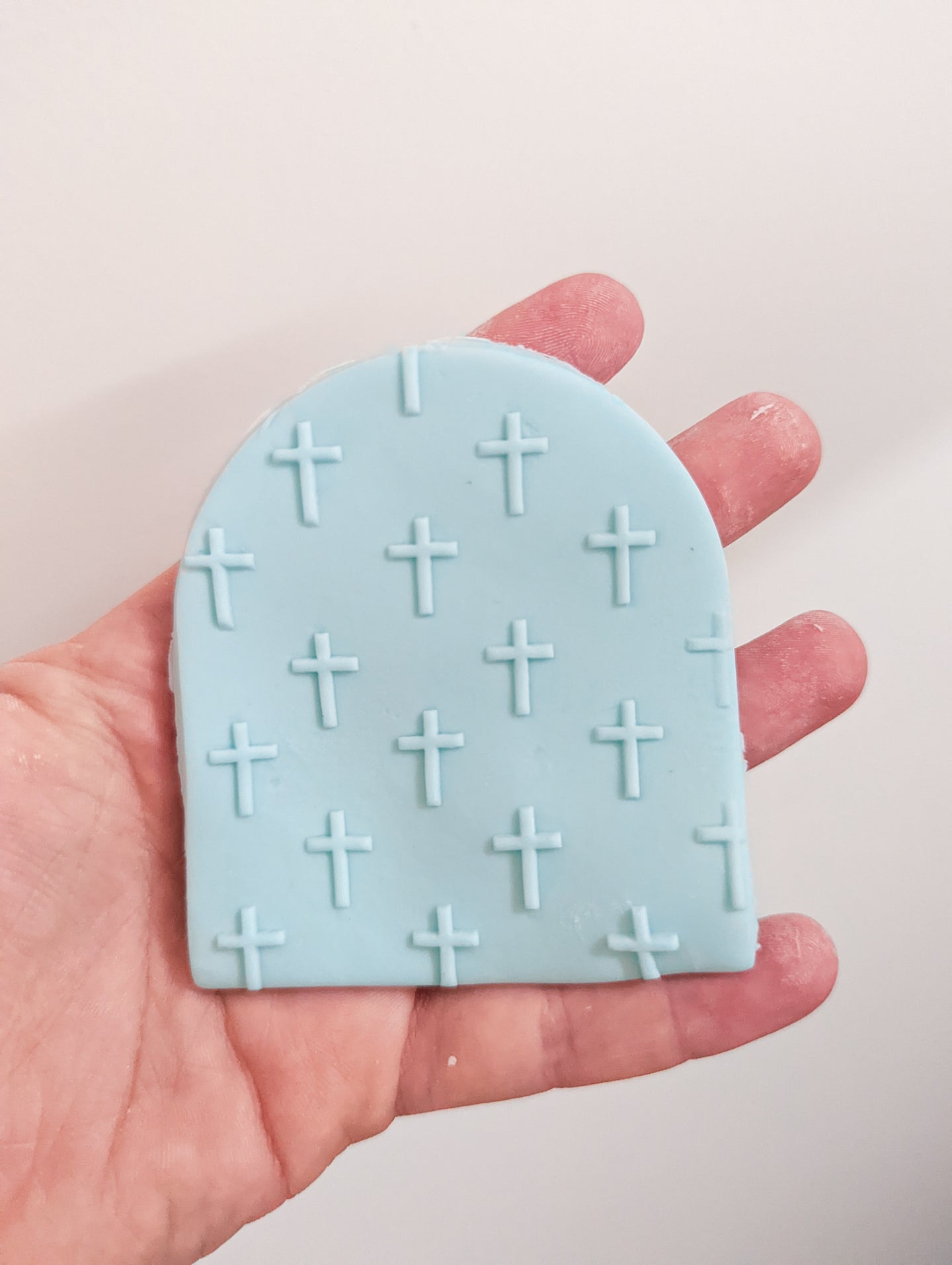 Crosses Pattern Fondant Debosser