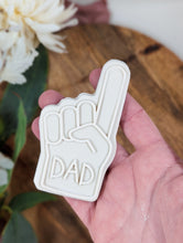 Load image into Gallery viewer, Number 1 Dad finger hand debosser and Cutter

