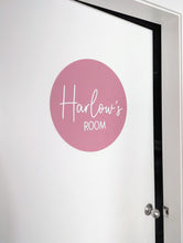 Load image into Gallery viewer, Childrens Name Room Sign
