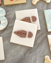 Load image into Gallery viewer, Woody Boot Silhouette Fondant Debosser and name stamp
