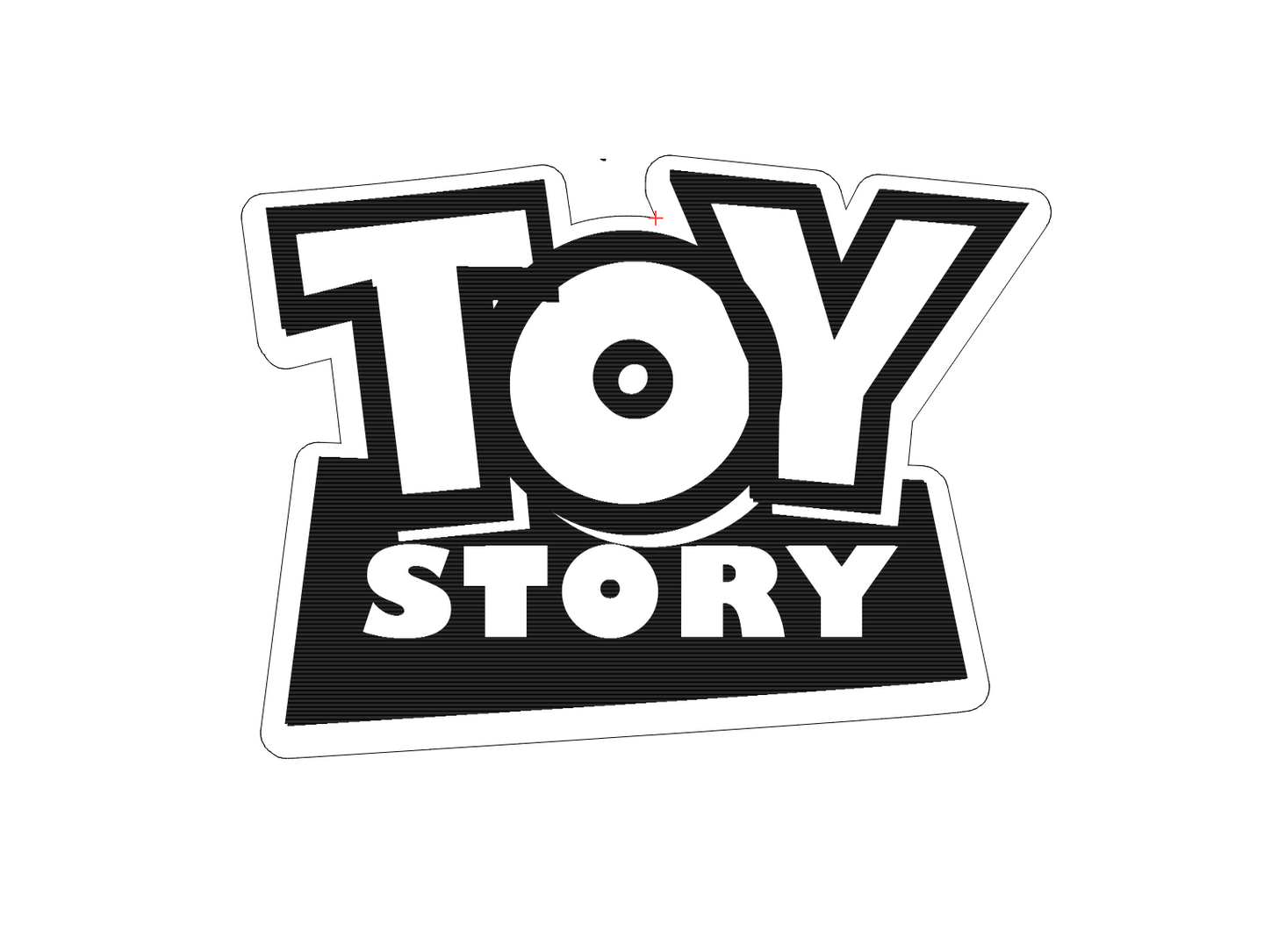 Toy Story Logo Debosser and cutter