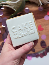 Load image into Gallery viewer, Cake is my valentine Fondant debosser
