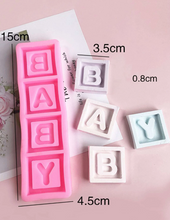 Load image into Gallery viewer, Baby Blocks Silicone Mould
