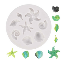 Load image into Gallery viewer, Sea Shells Silicone Mould
