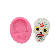 Load image into Gallery viewer, Sugar Skull Silicone Mould
