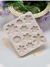 Load image into Gallery viewer, Snowflake Silicone Mould
