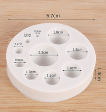 Load image into Gallery viewer, Round Half Circle Silicone Mould
